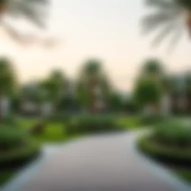 Community Park in Mudon Arabella Inviting community park in Mudon Arabella featuring lush greenery and recreational spaces