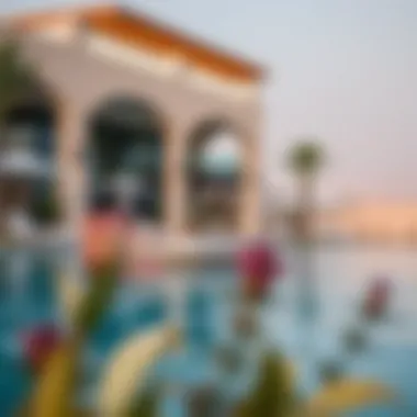 Amenities overview at Nad Al Sheba including pools and recreational areas