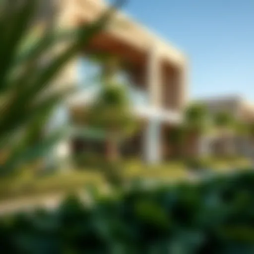 Lush greenery and modern architecture of Nakheel Palm Jebel Ali