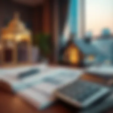 Financing Options for Property Investment in Dubai Financial documents and a calculator representing property investment