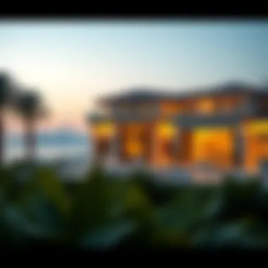 A Luxurious Villa in Dubai Luxurious villa with a stunning view of the Dubai skyline