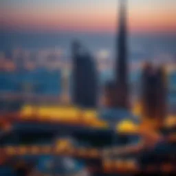 Stunning skyline of Dubai showcasing luxury real estate