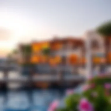 Waterfront Amenities of Jumeirah Islands Exquisite waterfront amenities and recreational areas in Jumeirah Islands