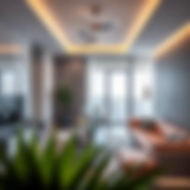 Modern apartment interior showcasing stylish design