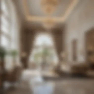 Interior Elegance in Dubai Villas Elegant interior design of a Dubai villa