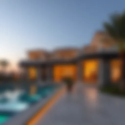 Stunning view of Arabian Ranches luxury villa
