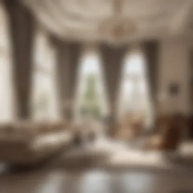Elegant Interior of a Dubai Townhouse Interior view of a luxurious townhouse with elegant furnishings