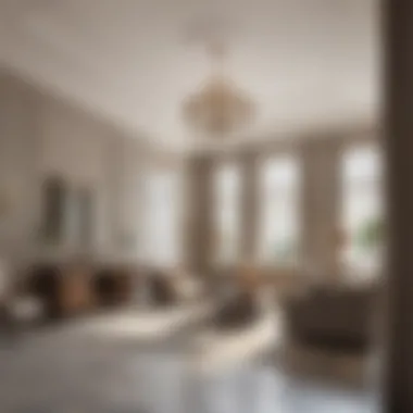 Elegant Interior Design in Noor Townhouses Elegant interior design of a Noor Townhouse