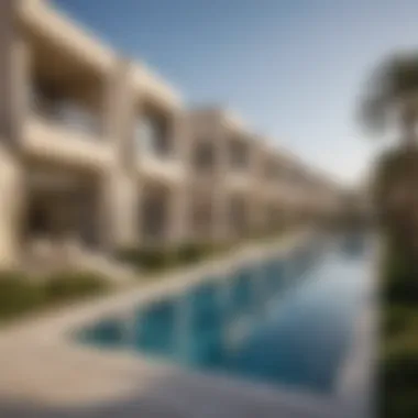 Elegant Architecture of Noor Townhouses Stunning architectural design of Noor Townhouses showcasing modern luxury