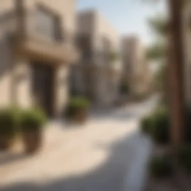 Serene Outdoor Spaces at Noor Townhouses Serene outdoor spaces complementing luxury living in Dubai
