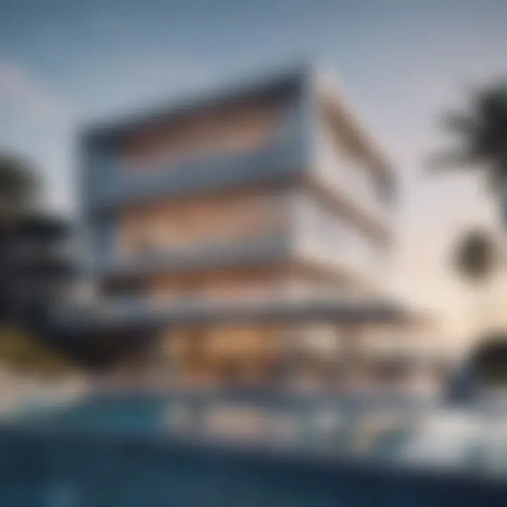 Modern architectural design of Ocean House