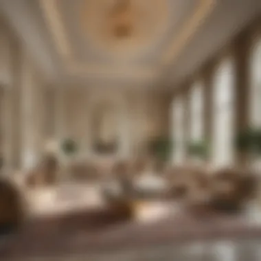 Opulent Interior of a Dubai Luxury Apartment Interior of a high-end apartment showcasing opulent design and decor