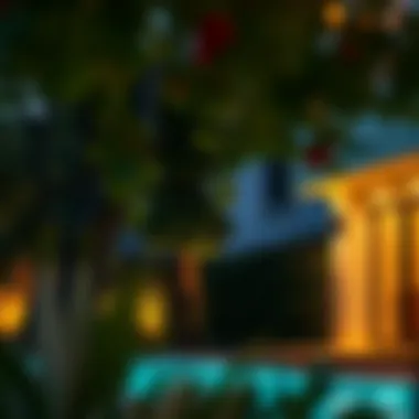 Evening Charm: Rukan's Inviting Atmosphere Tranquil evening ambiance of Rukan neighborhood