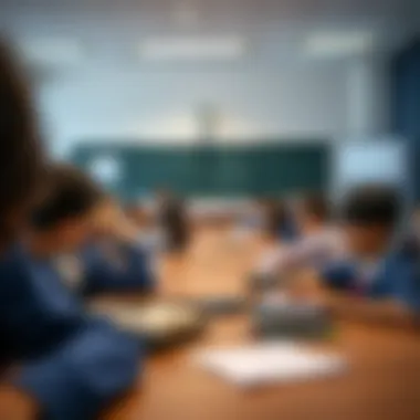 Dynamic Learning Atmosphere at SABIS International School Classroom environment at SABIS International School with engaged students