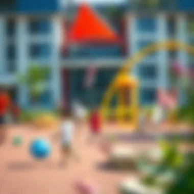 Vibrant Extracurricular Activities at SABIS International School SABIS International School playground with children participating in activities