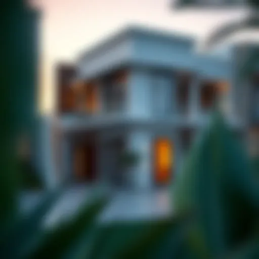 Modern architectural design of Shamsa Townhouse