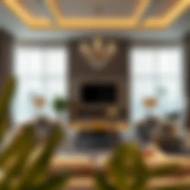 Sumptuous Interiors of Sports City Villas Luxurious living room interior in a Sports City villa