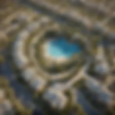 Aerial Perspective of Springs Dubai An aerial view of the Springs community, emphasizing its layout and surrounding amenities.