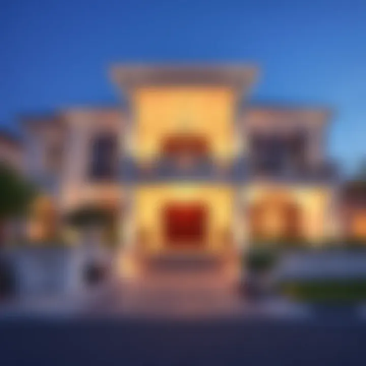 Luxurious Villa Exterior in Dubailand