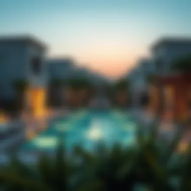 Luxurious amenities available in Townsquare community