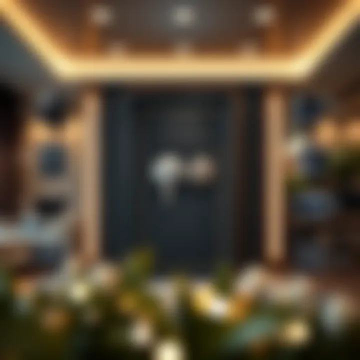 Graphical representation of different types of luxury home safes