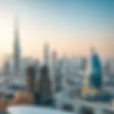 Dubai skyline showcasing luxury apartments