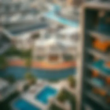 Aerial View of Premium Real Estate Aerial view of premium real estate locations in Dubai