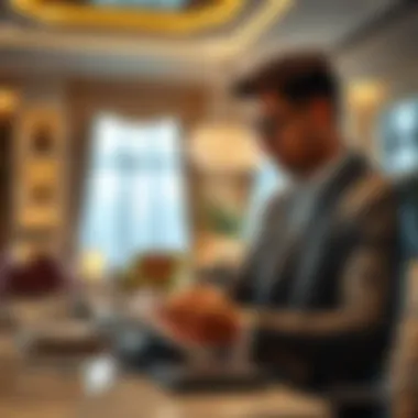Market Trends and Investment Insights Investor analyzing market trends and opportunities.