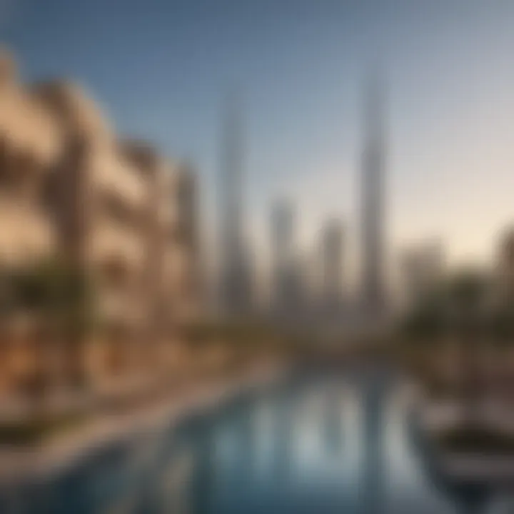 Stunning skyline view of Dubai showcasing luxury properties