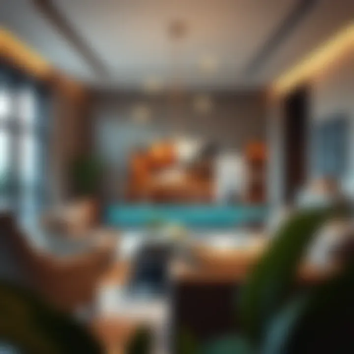 Modern interior design trends in villas