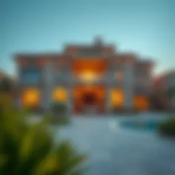 Stunning exterior view of a luxury villa in Arabian Ranches