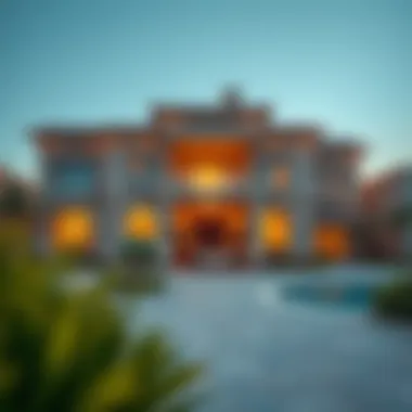 Stunning exterior view of a luxury villa in Arabian Ranches