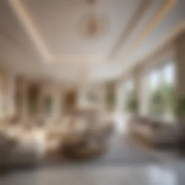Open-Plan Living Spaces in Zahia Villas Spacious interior design of a Zahia Villa highlighting open-plan living